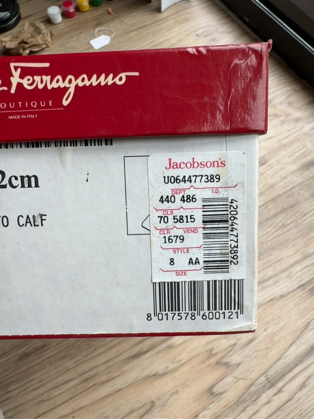 Salvatore Ferragamo Black Leather & Patent Slingback Pumps